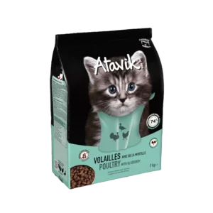 Atavik CHAT - Croquettes chaton volaille myrtille